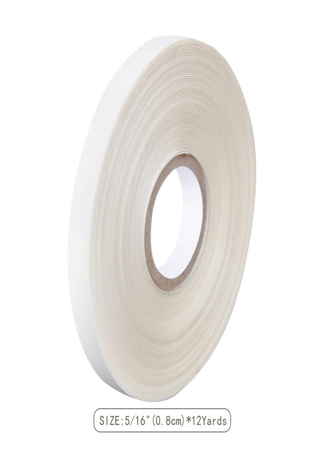 coloryoung 5/16"(0.8cm)*12 Yards Tape for Tape in Hair Extensions Double Sided Hair Extension Tapes for Hair Extension (White) - Image 2